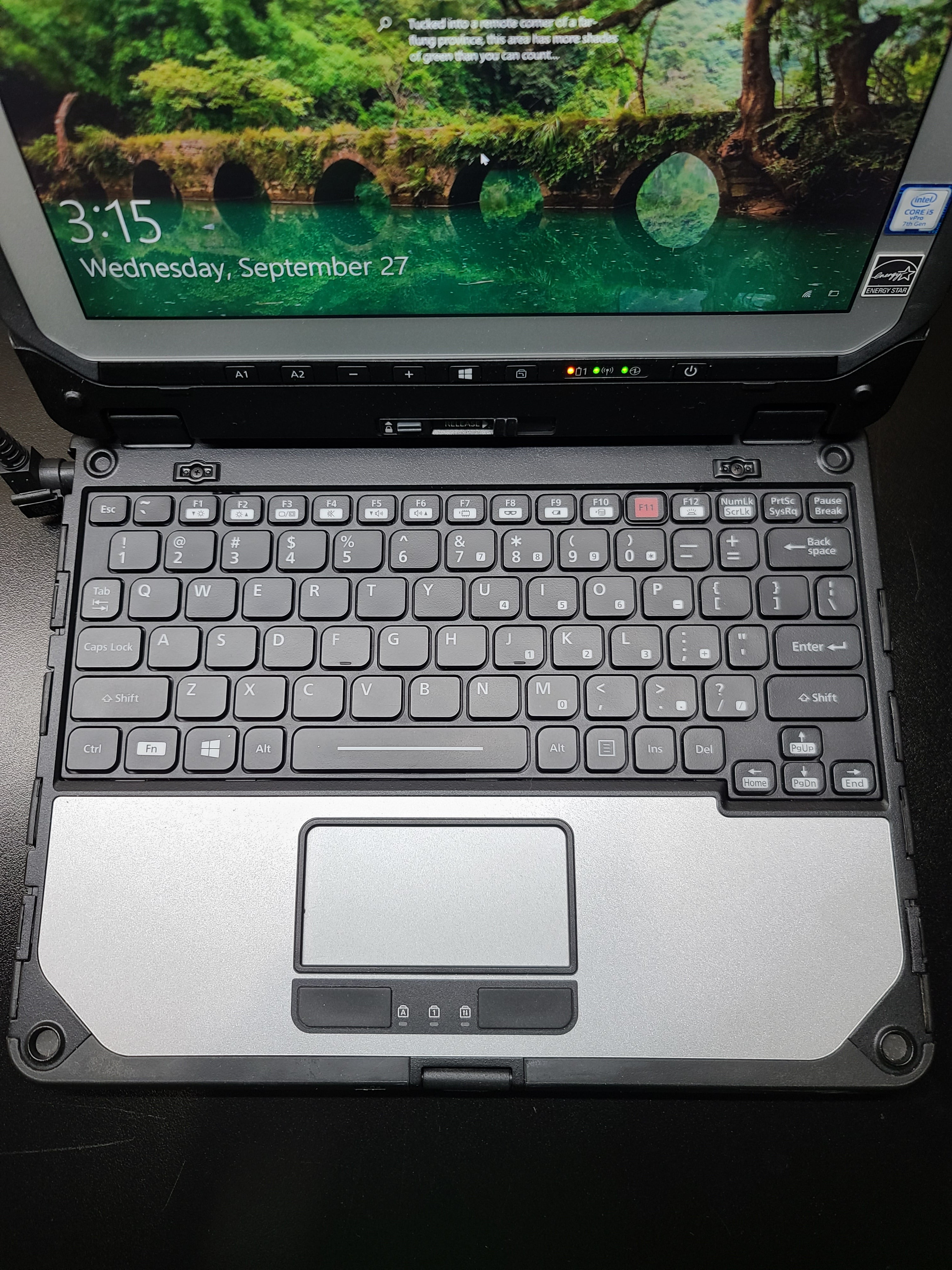 Panasonic Toughbook CF-20 MK1 CF-20C5108VM M5 1.1Ghz 8GB 500GB SSD 4G GPS Rugged Laptop